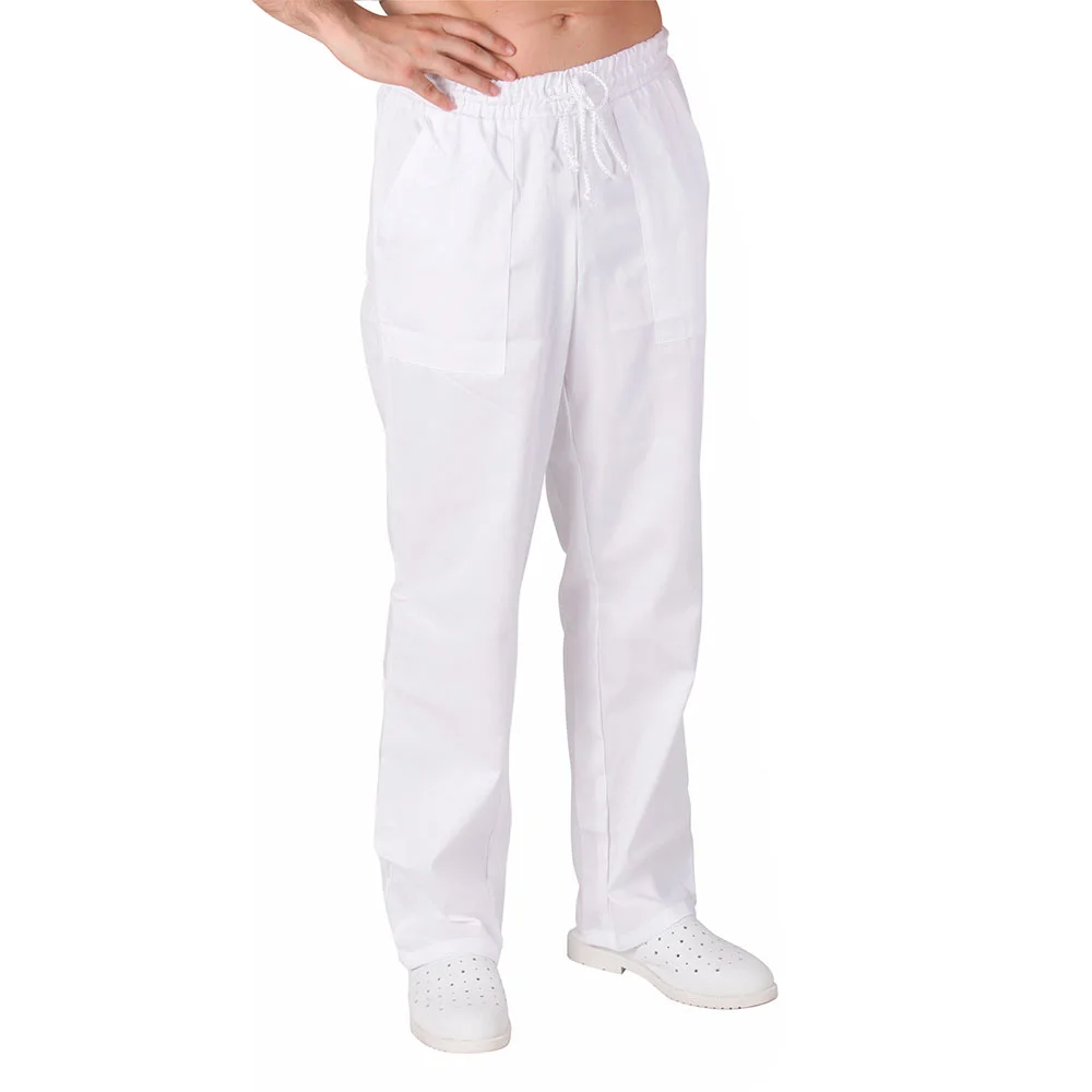 Kalhoty TRADETEX 2506, unisex, výška 182 cm, bílá