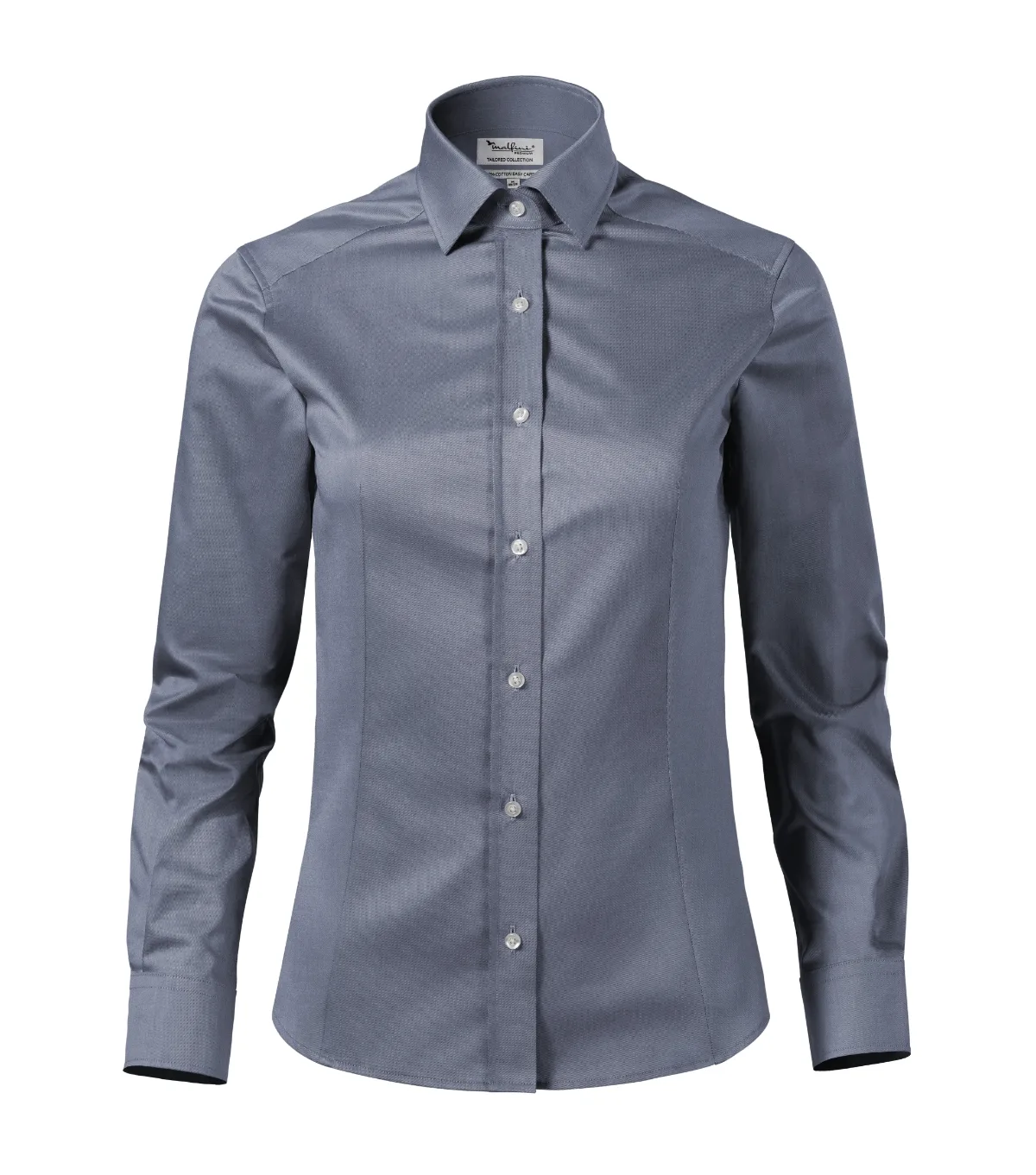 Košile MALFINI Premium Journey 265, dámská, storm gray melange - Obrázek 2
