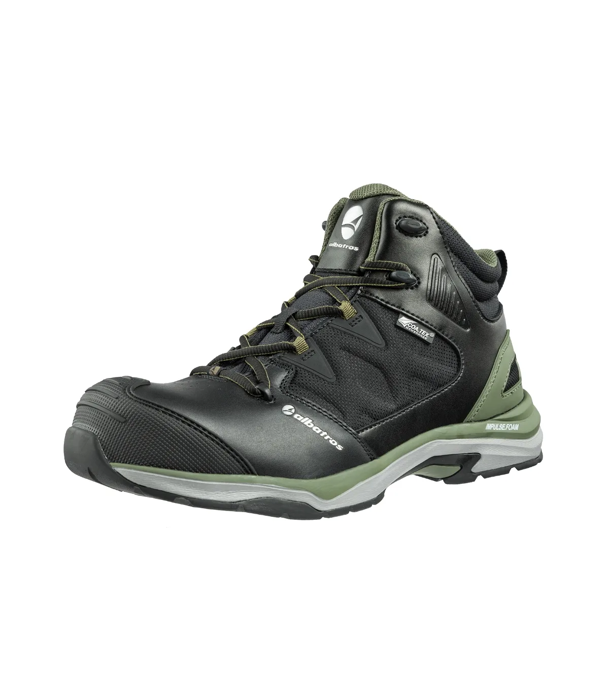 Kotníková obuv ALBATROS ULTRATRAIL OLIVE CTX MID S34, pánská, černá - Obrázek 4