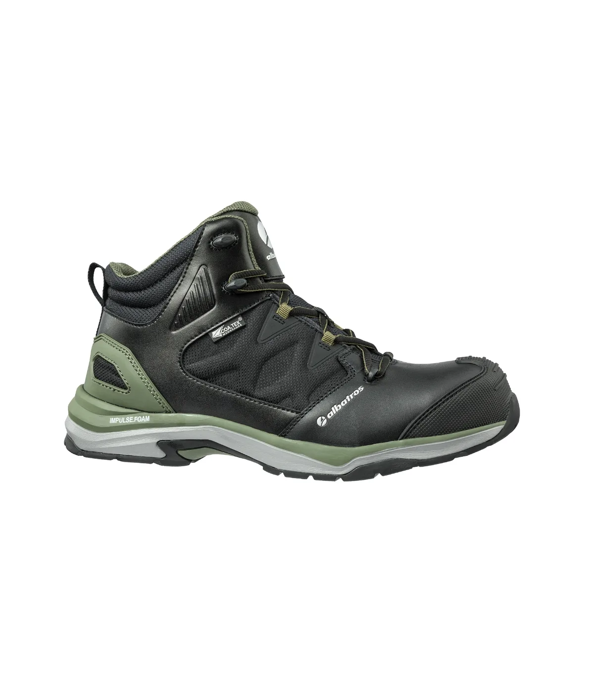 Kotníková obuv ALBATROS ULTRATRAIL OLIVE CTX MID S34, pánská, černá - Obrázek 5