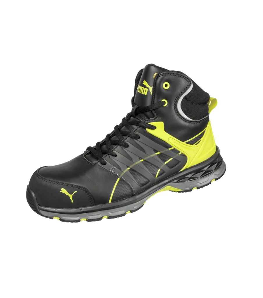 Kotníková obuv PUMA VELOCITY 2.0 YELLOW MID S12, pánská, černá