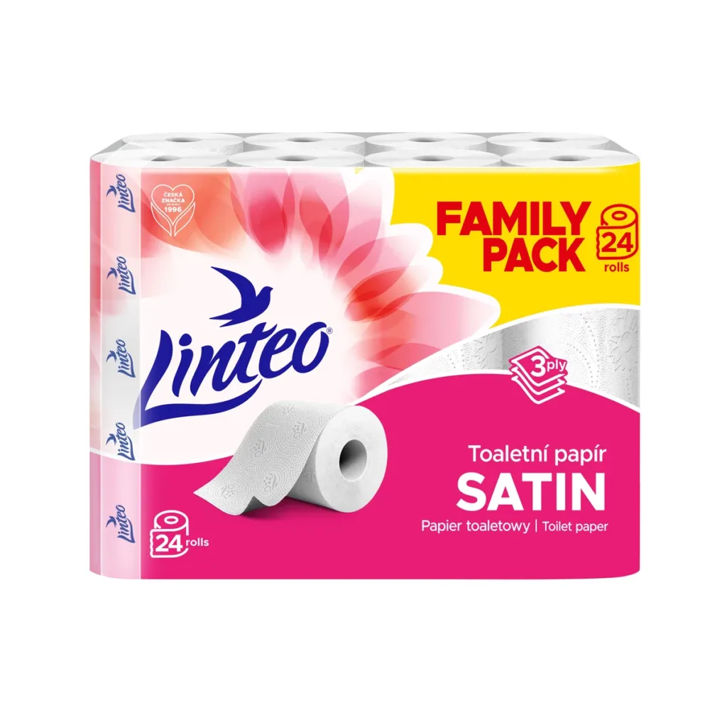 Linteo toaletni papir 24ks 3V family pack