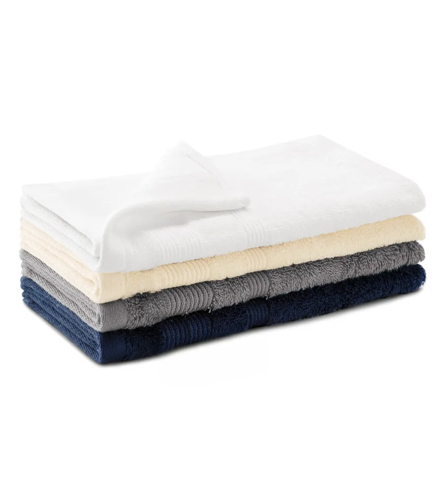 Malý ručník MALFINI Organic (GOTS) 916, unisex, námořní modrá