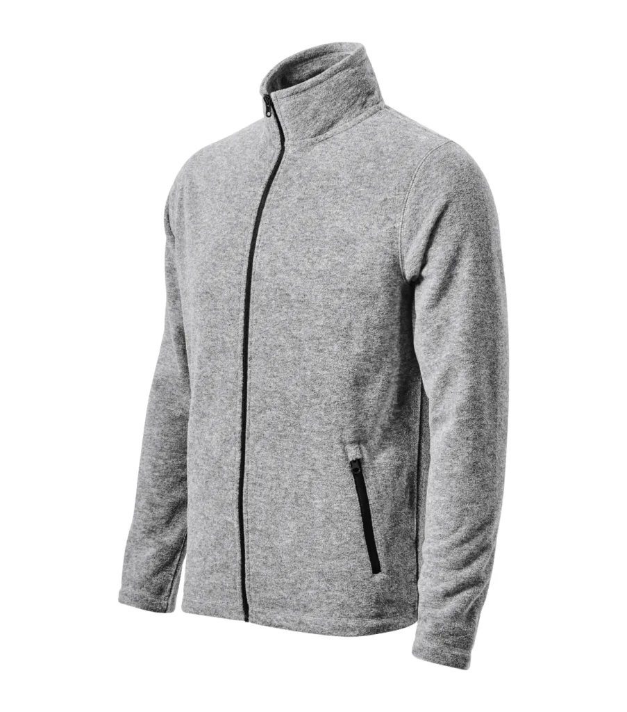 Micro fleece MALFINI Factor 852, pánský, stříbrný melír