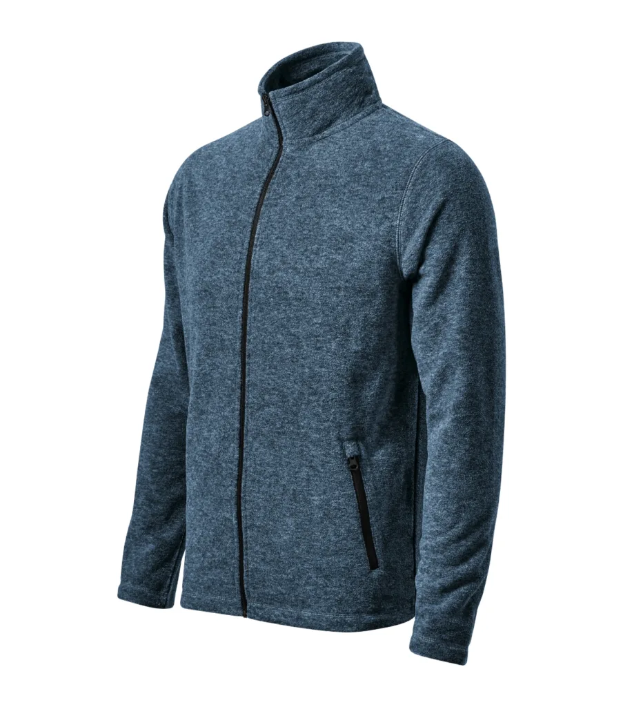 Micro fleece MALFINI Factor 852, pánský, tmavý denim melír