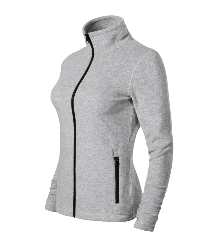 Micro fleece MALFINI Factor 853, dámský, stříbrný melír