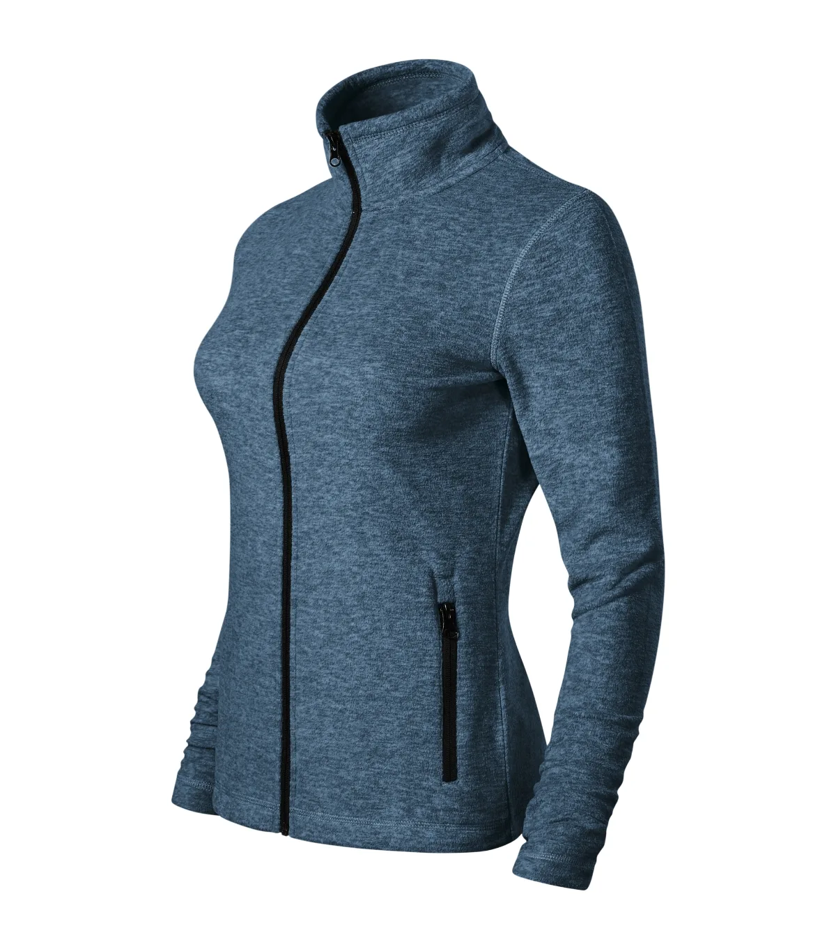 Micro fleece MALFINI Factor 853, dámský, tmavý denim melír