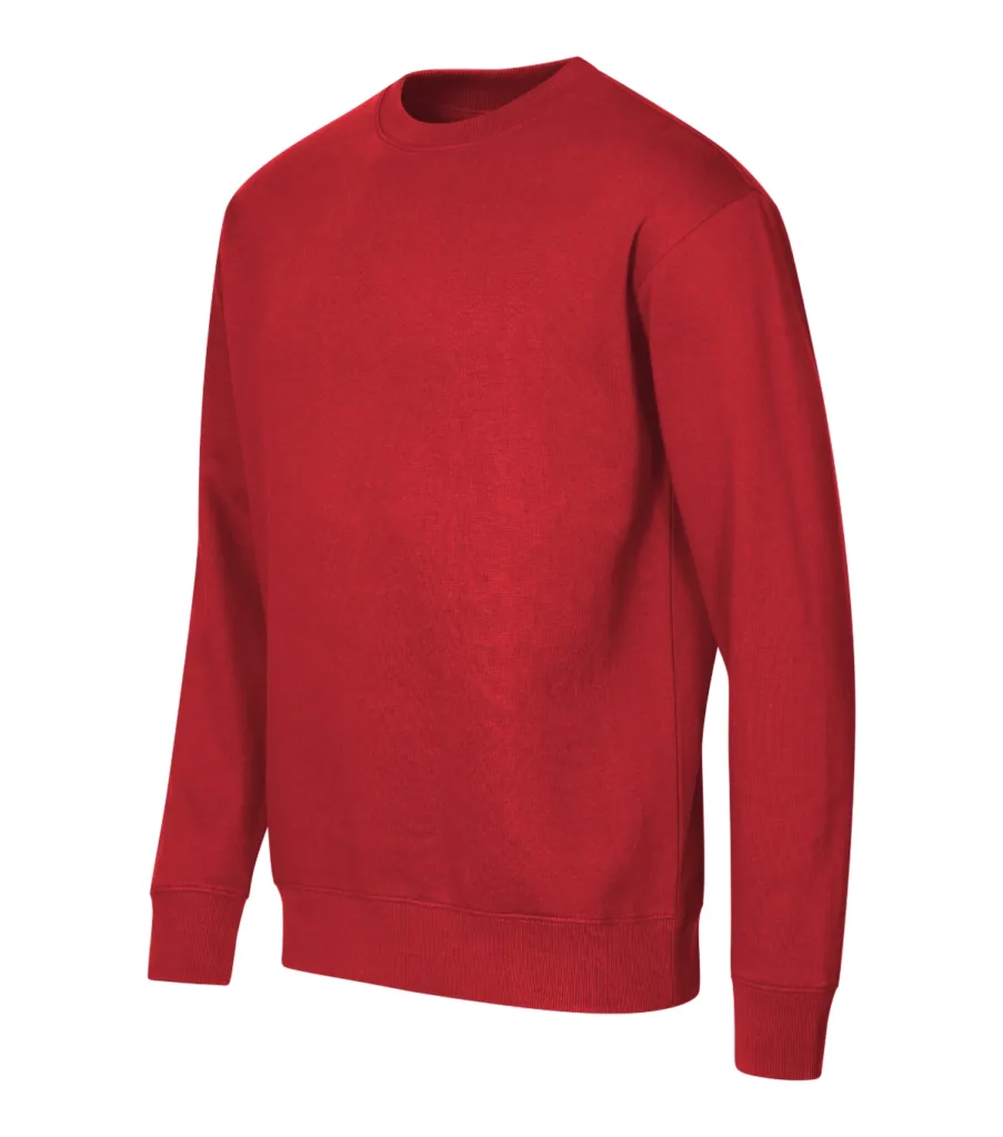 Mikina MALFINI Crew 426, unisex, červená