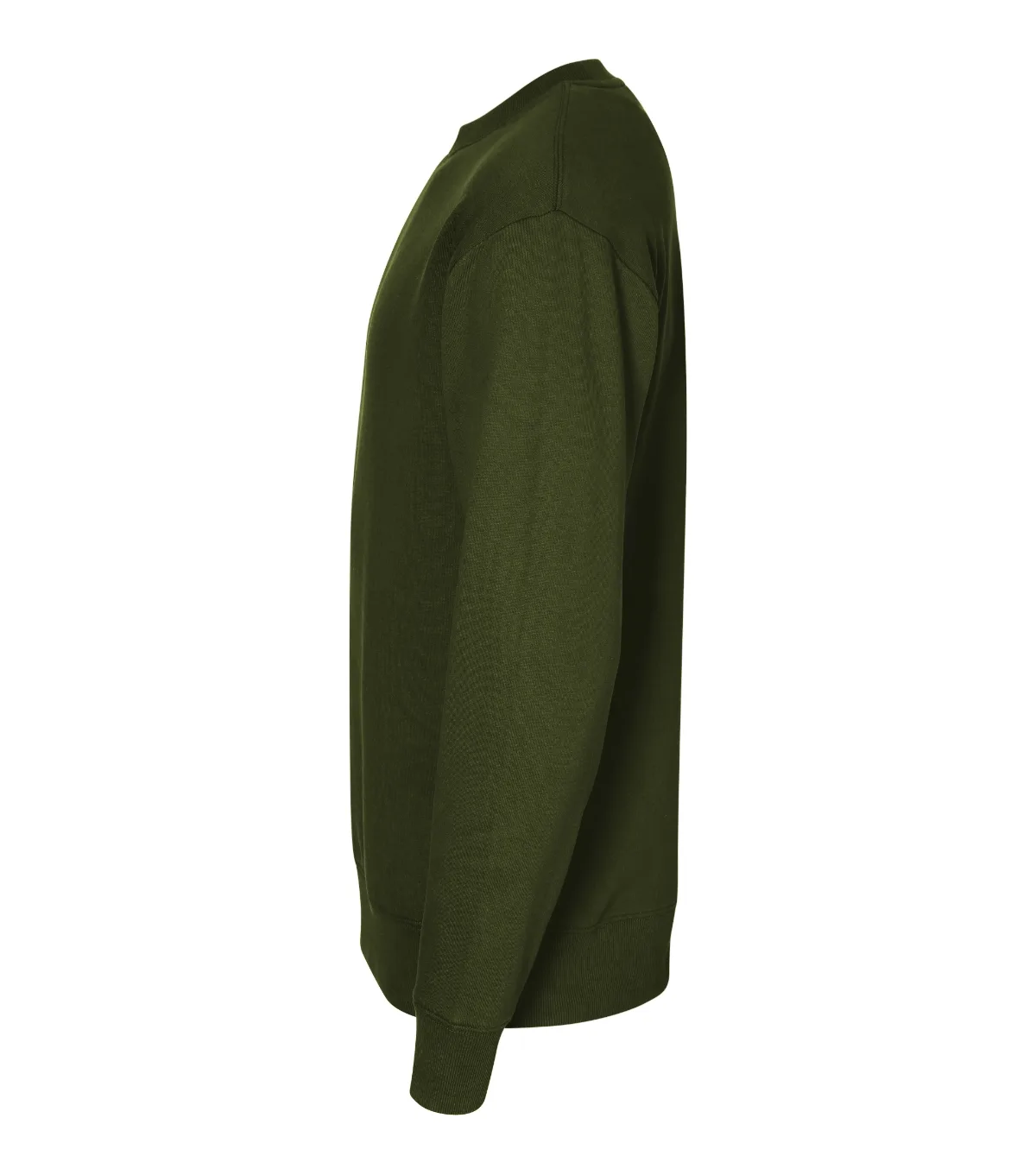 Mikina MALFINI Crew 426, unisex, military - Obrázek 3
