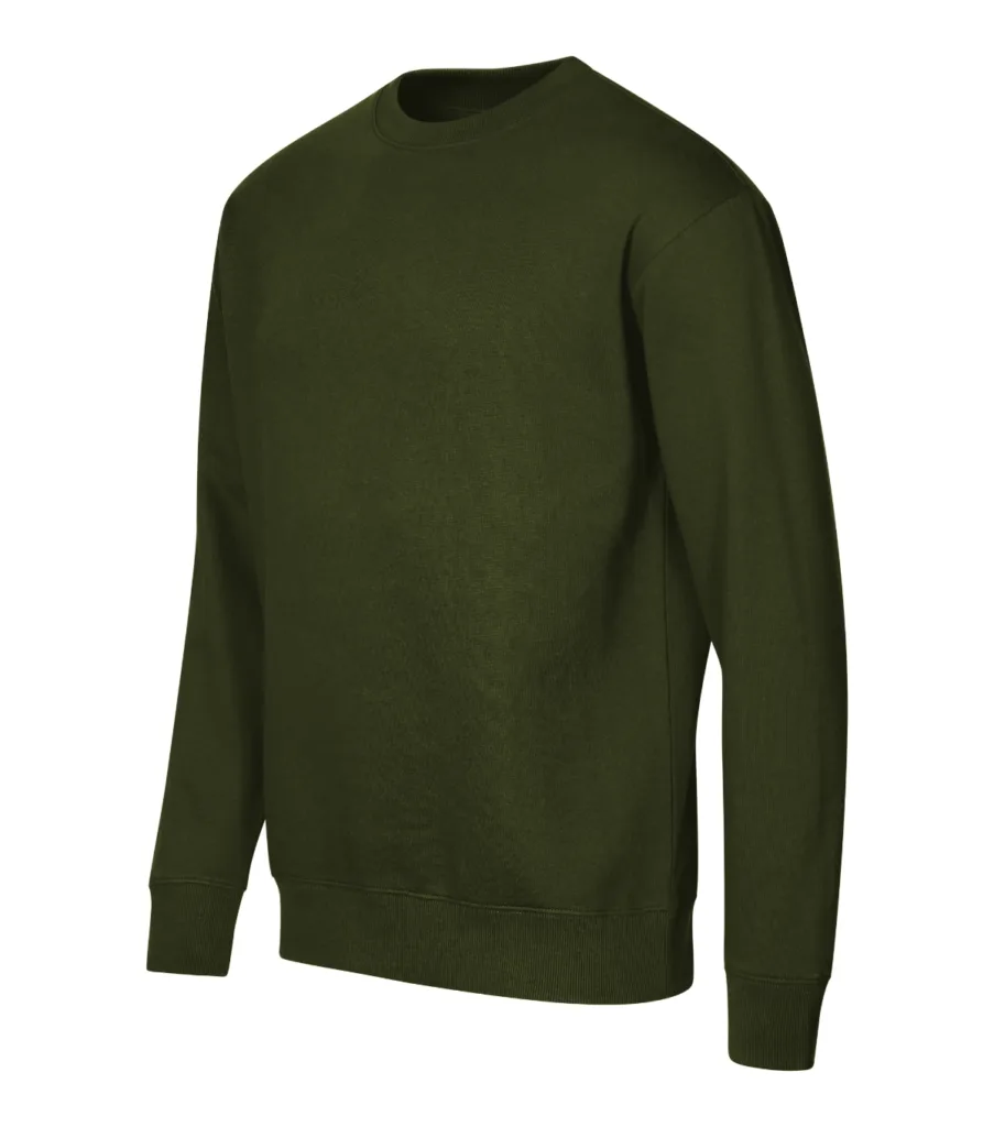 Mikina MALFINI Crew 426, unisex, military