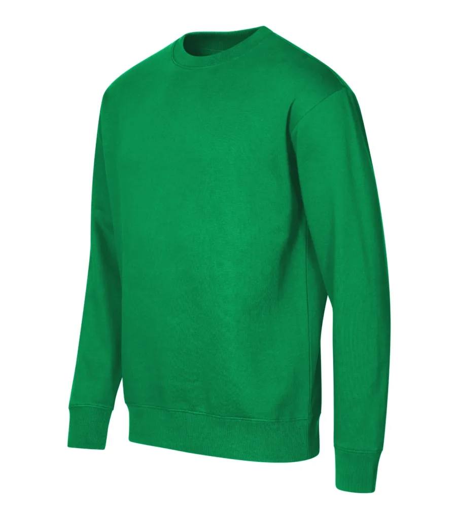 Mikina MALFINI Crew 426, unisex, středně zelená