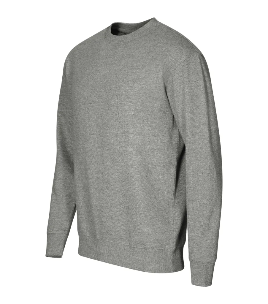 Mikina MALFINI Crew 426, unisex, tmavě šedý melír