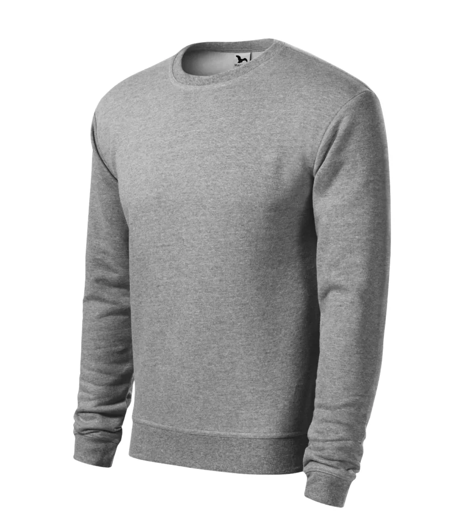Mikina MALFINI Essential 406, pánská/dětská, tmavě šedý melír