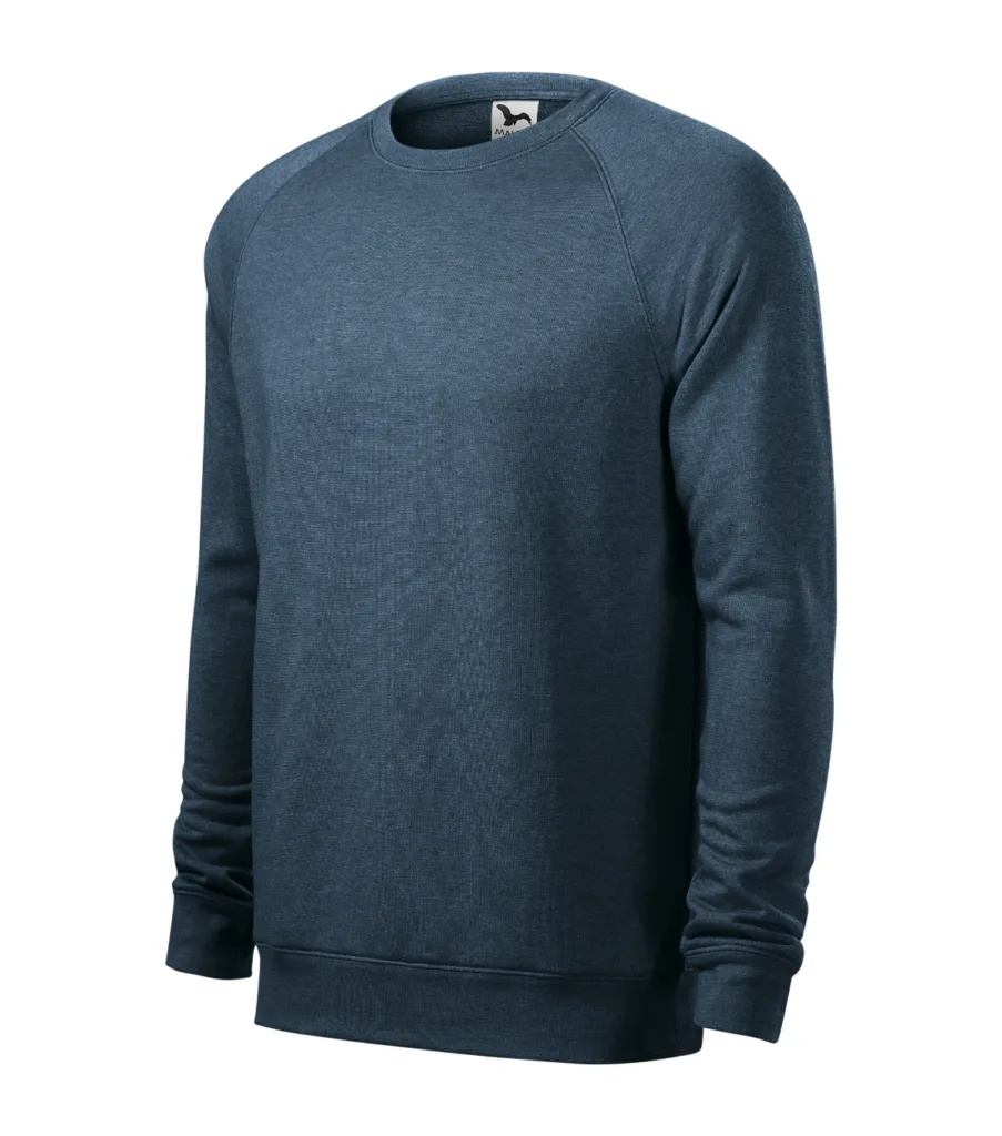 Mikina MALFINI Merger 415, pánská, tmavý denim melír