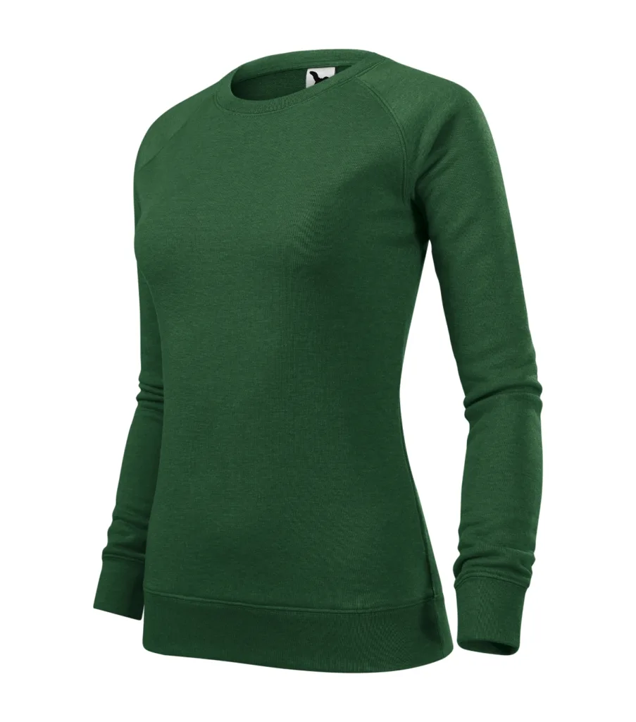 Mikina MALFINI Merger 416, dámská, lahvově zelený melír