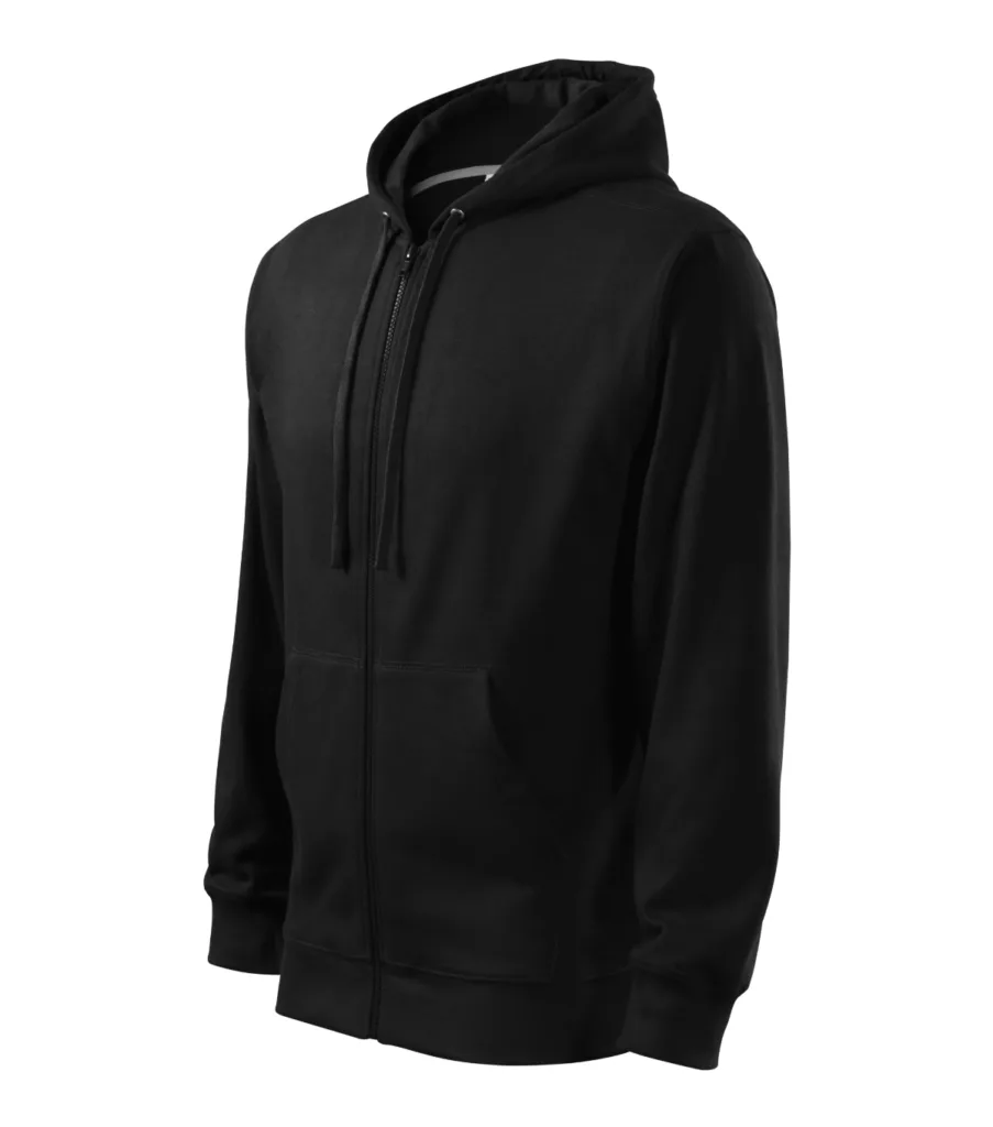 Mikina MALFINI Trendy Zipper 410, pánská, černá