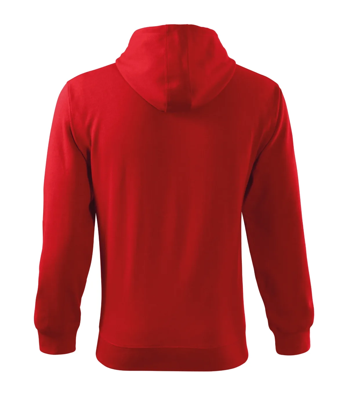 Mikina MALFINI Trendy Zipper 410, pánská, červená - Obrázek 3