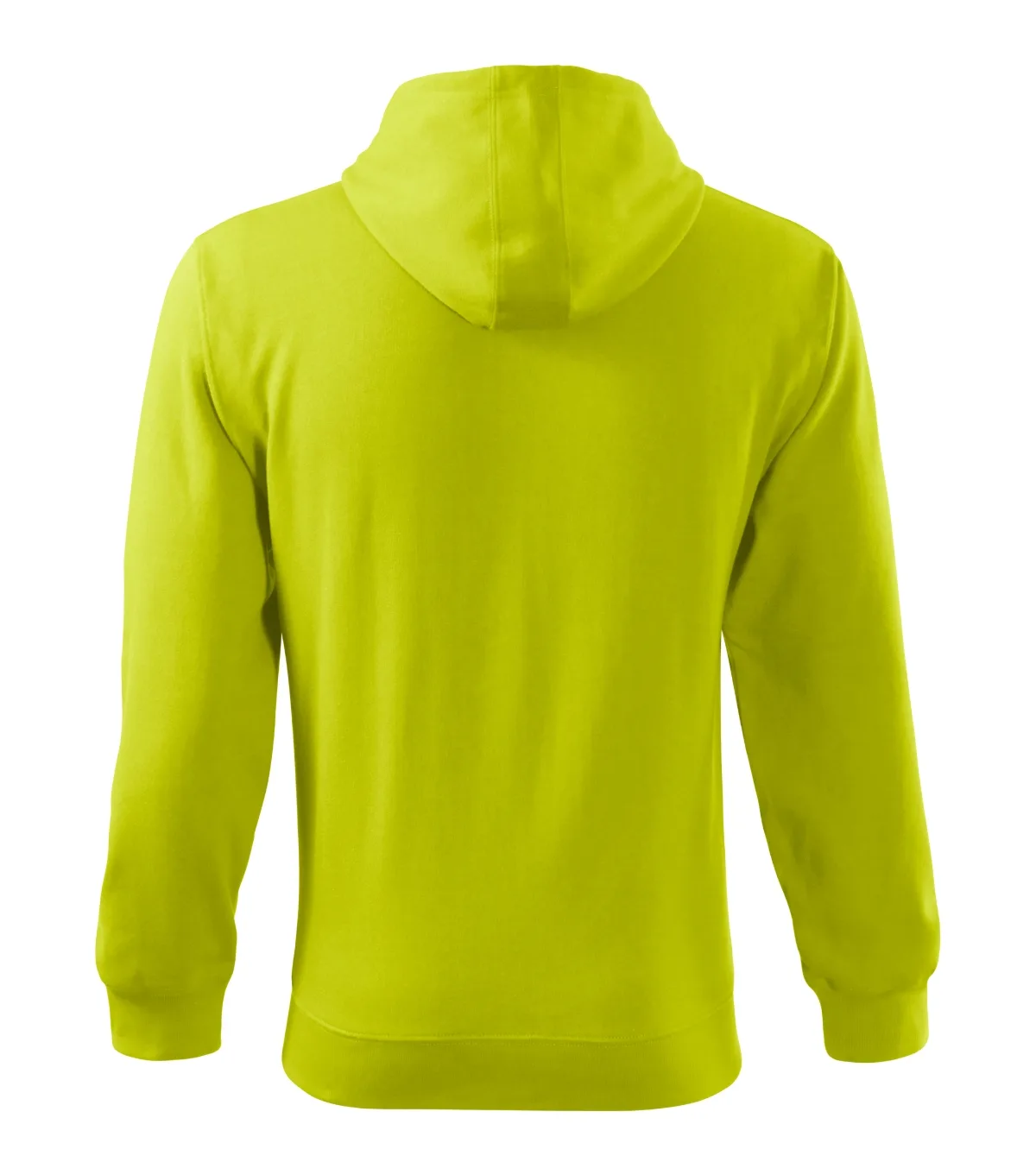 Mikina MALFINI Trendy Zipper 410, pánská, limetková - Obrázek 3