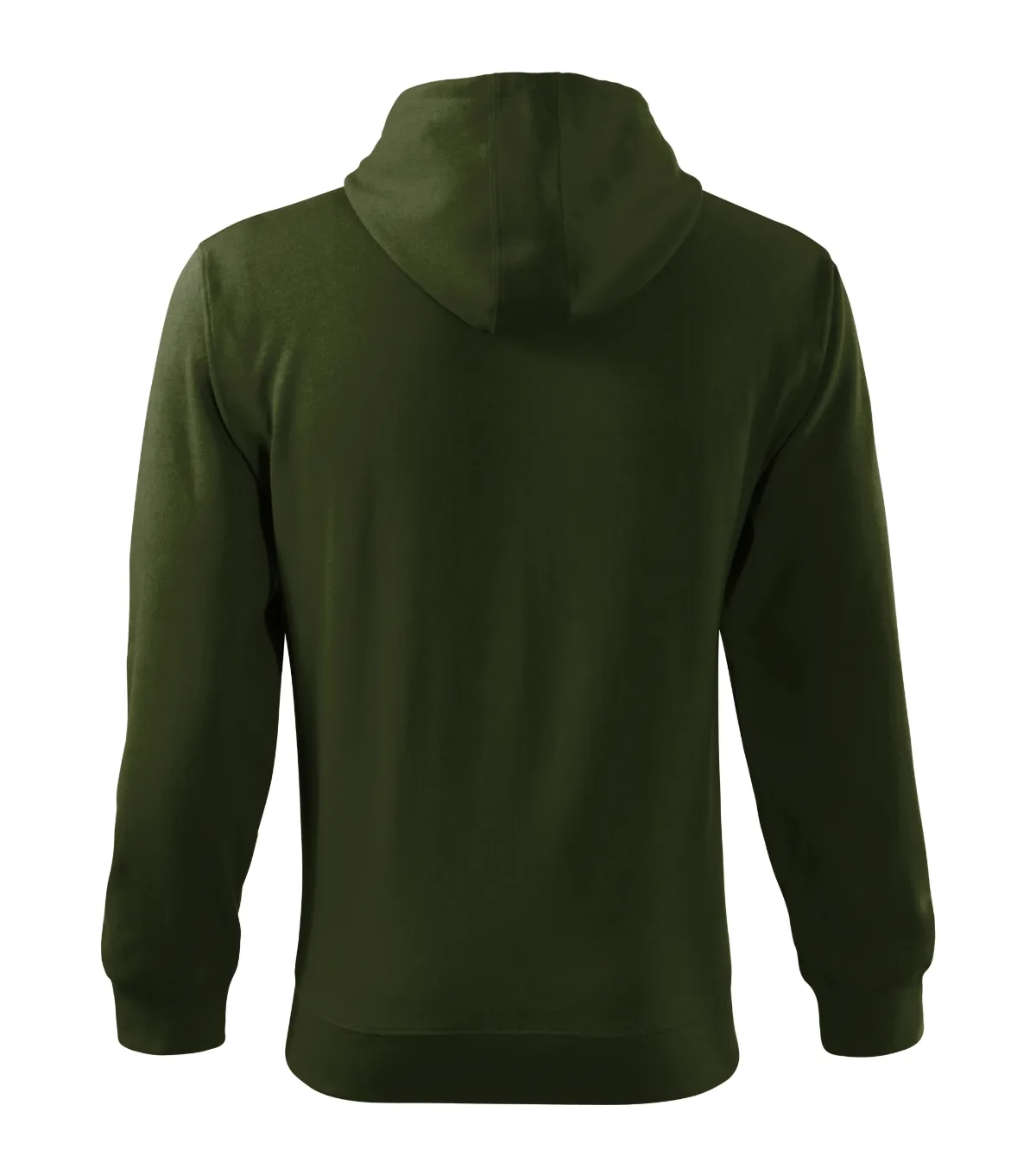 Mikina MALFINI Trendy Zipper 410, pánská, military - Obrázek 4