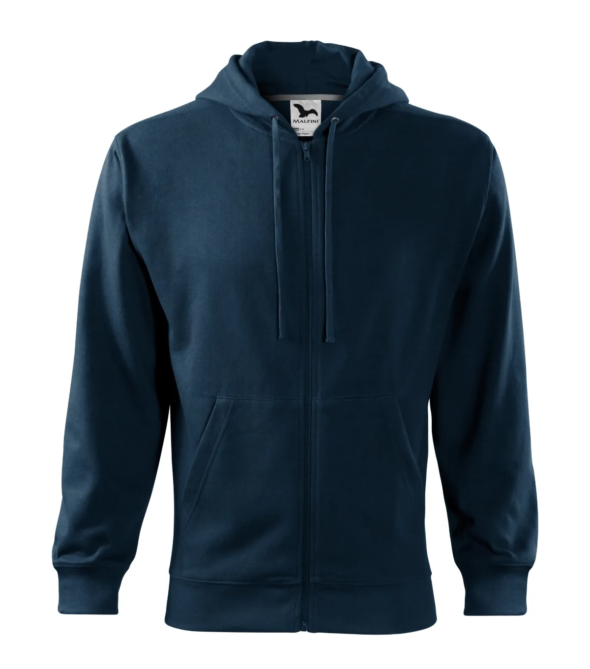 Mikina MALFINI Trendy Zipper 410, pánská, námořní modrá - Obrázek 2