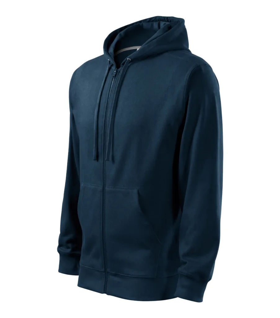 Mikina MALFINI Trendy Zipper 410, pánská, námořní modrá
