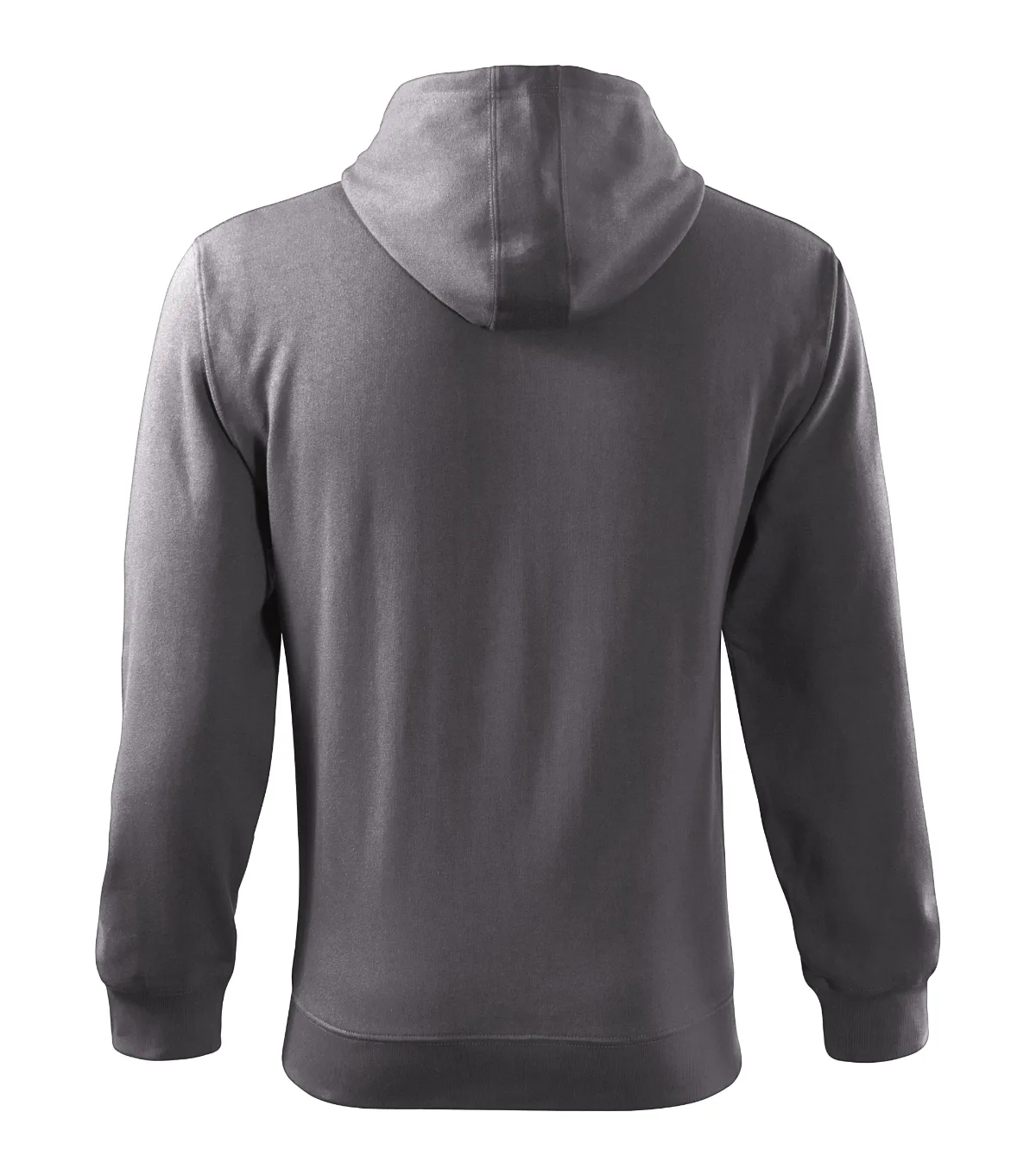 Mikina MALFINI Trendy Zipper 410, pánská, ocelově šedá - Obrázek 2