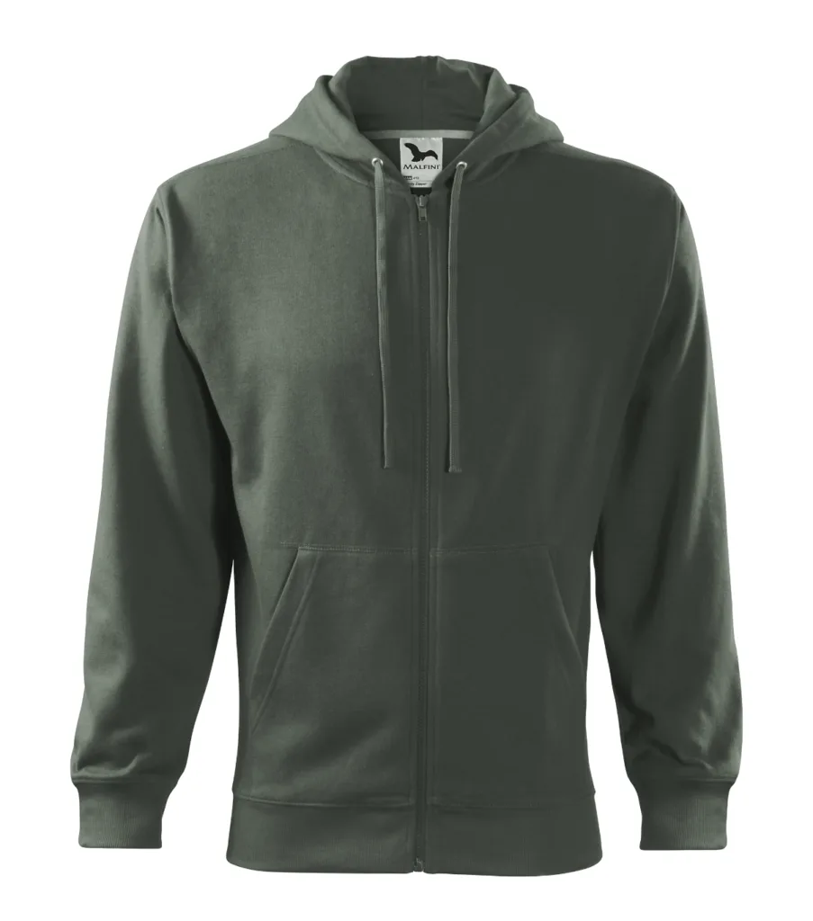 Mikina MALFINI Trendy Zipper 410, pánská, tmavá břidlice