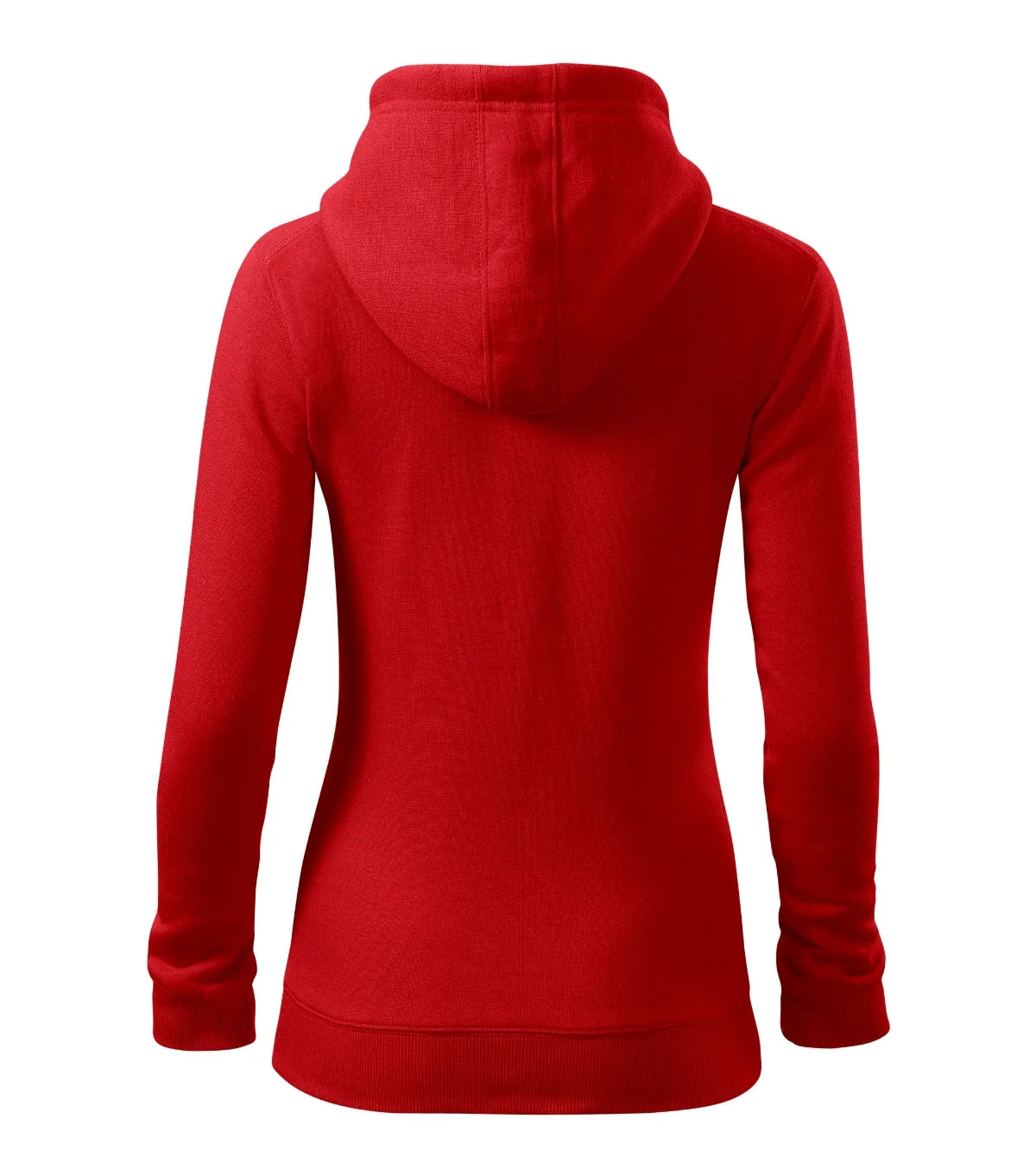 Mikina MALFINI Trendy Zipper 411, dámská, červená - Obrázek 3