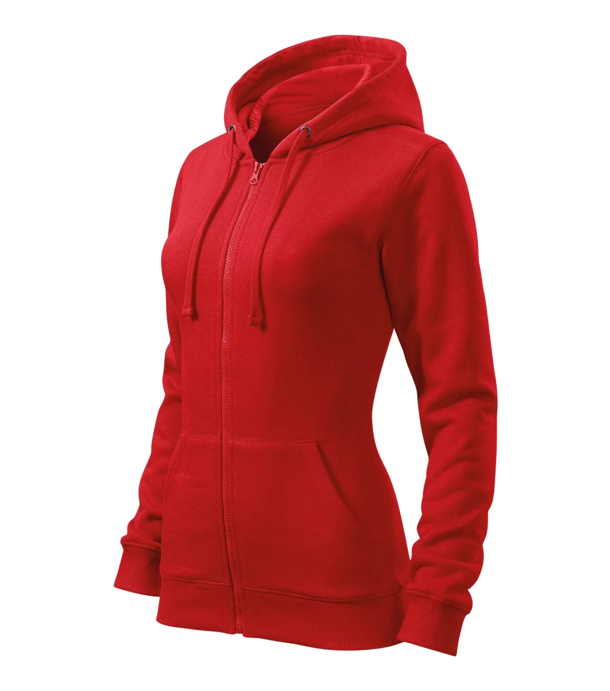 Mikina MALFINI Trendy Zipper 411, dámská, červená