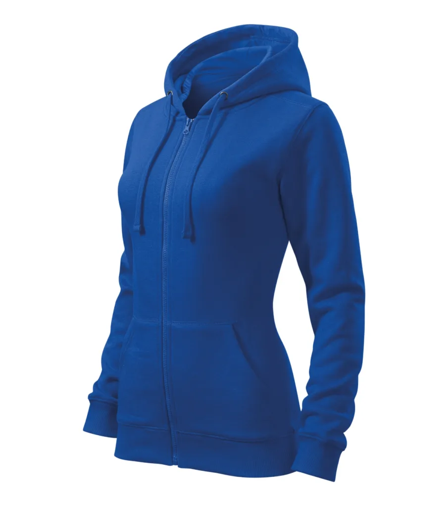 Mikina MALFINI Trendy Zipper 411, dámská, královská modrá
