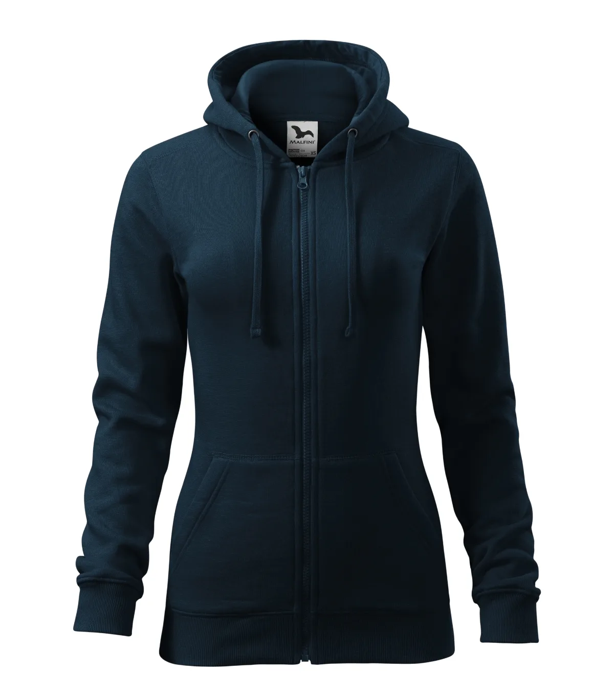 Mikina MALFINI Trendy Zipper 411, dámská, námořní modrá - Obrázek 2