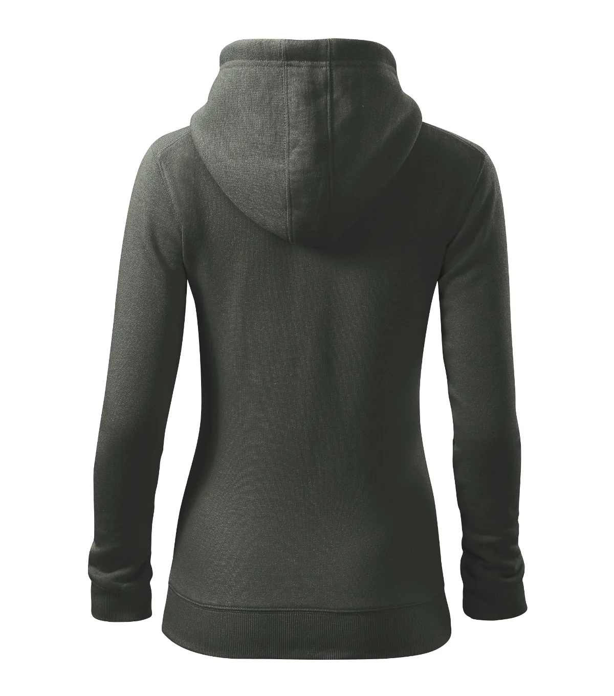 Mikina MALFINI Trendy Zipper 411, dámská, tmavá břidlice - Obrázek 3