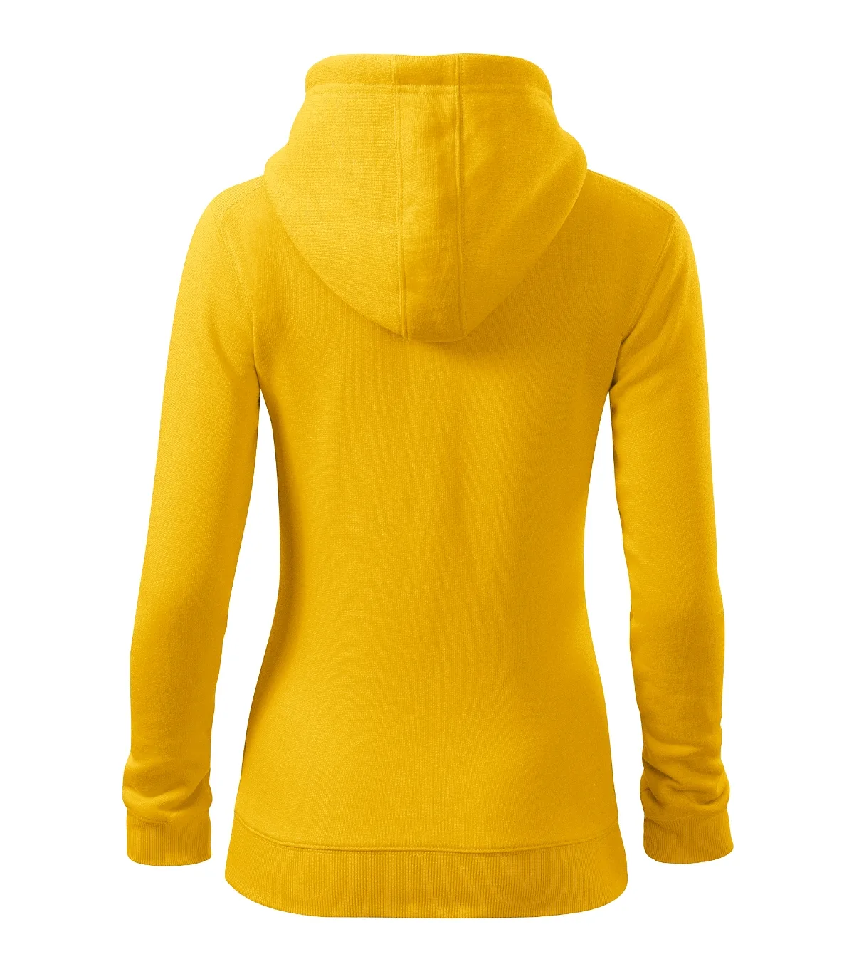 Mikina MALFINI Trendy Zipper 411, dámská, žlutá - Obrázek 3