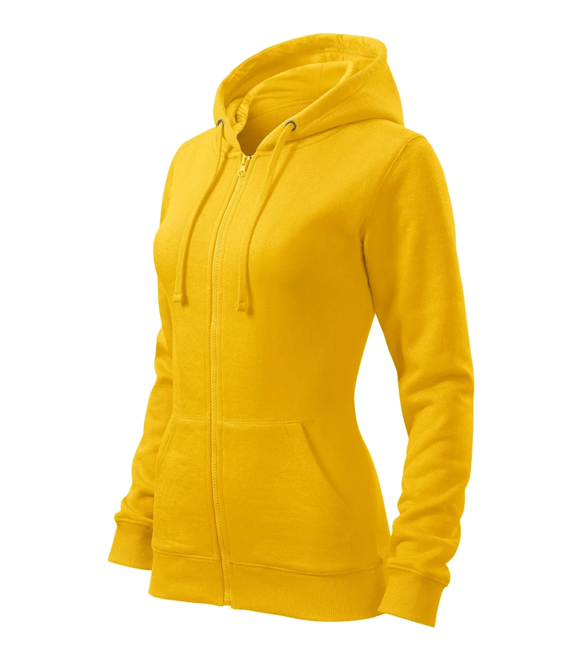 Mikina MALFINI Trendy Zipper 411, dámská, žlutá