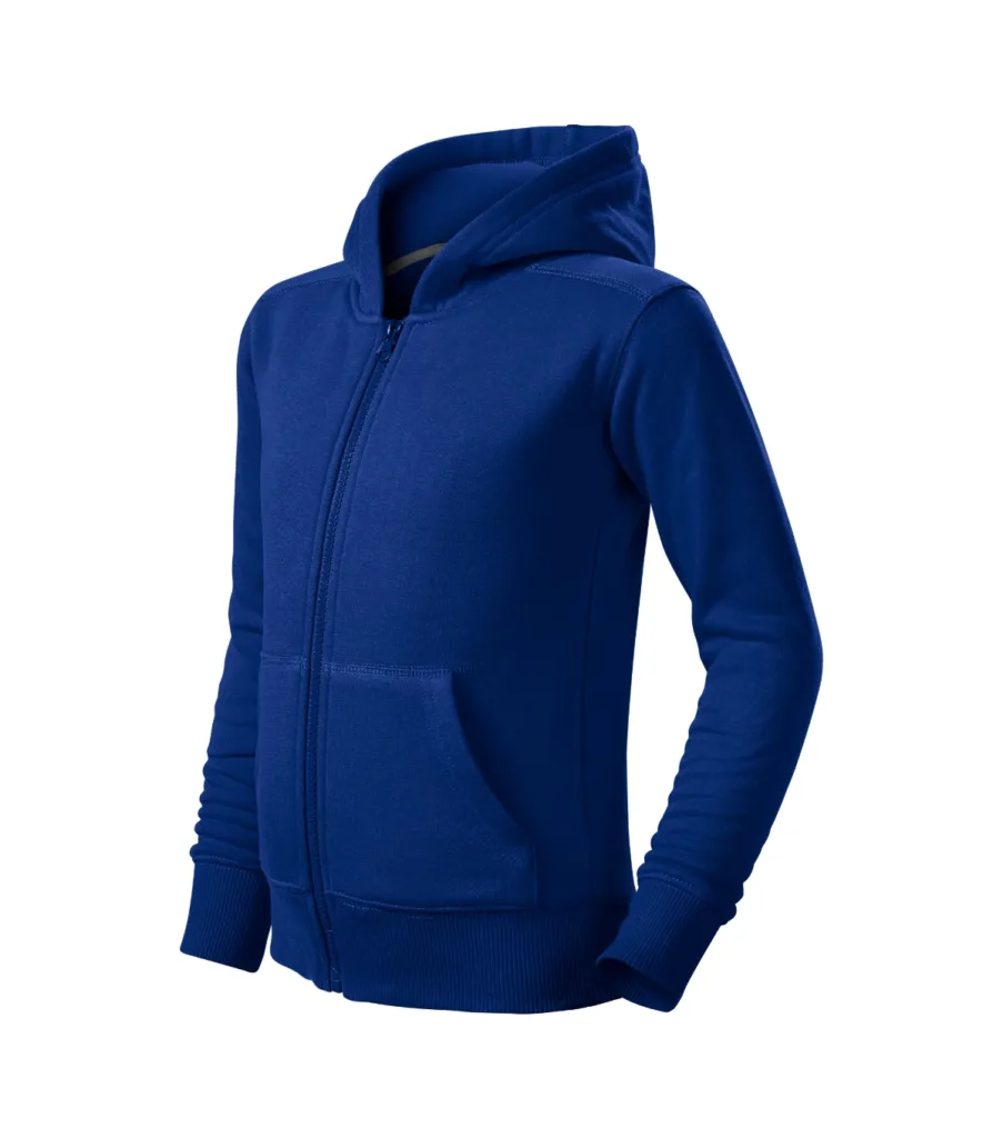 Mikina MALFINI Trendy Zipper 412, dětská, královská modrá