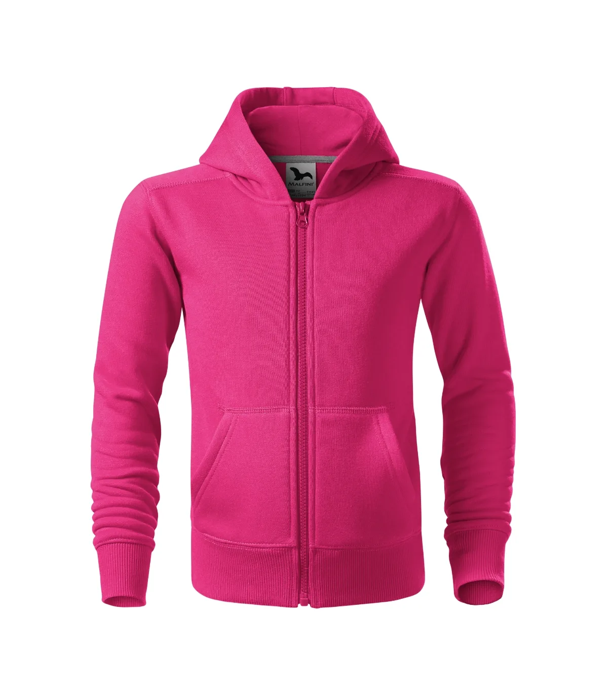 Mikina MALFINI Trendy Zipper 412, dětská, purpurová - Obrázek 2