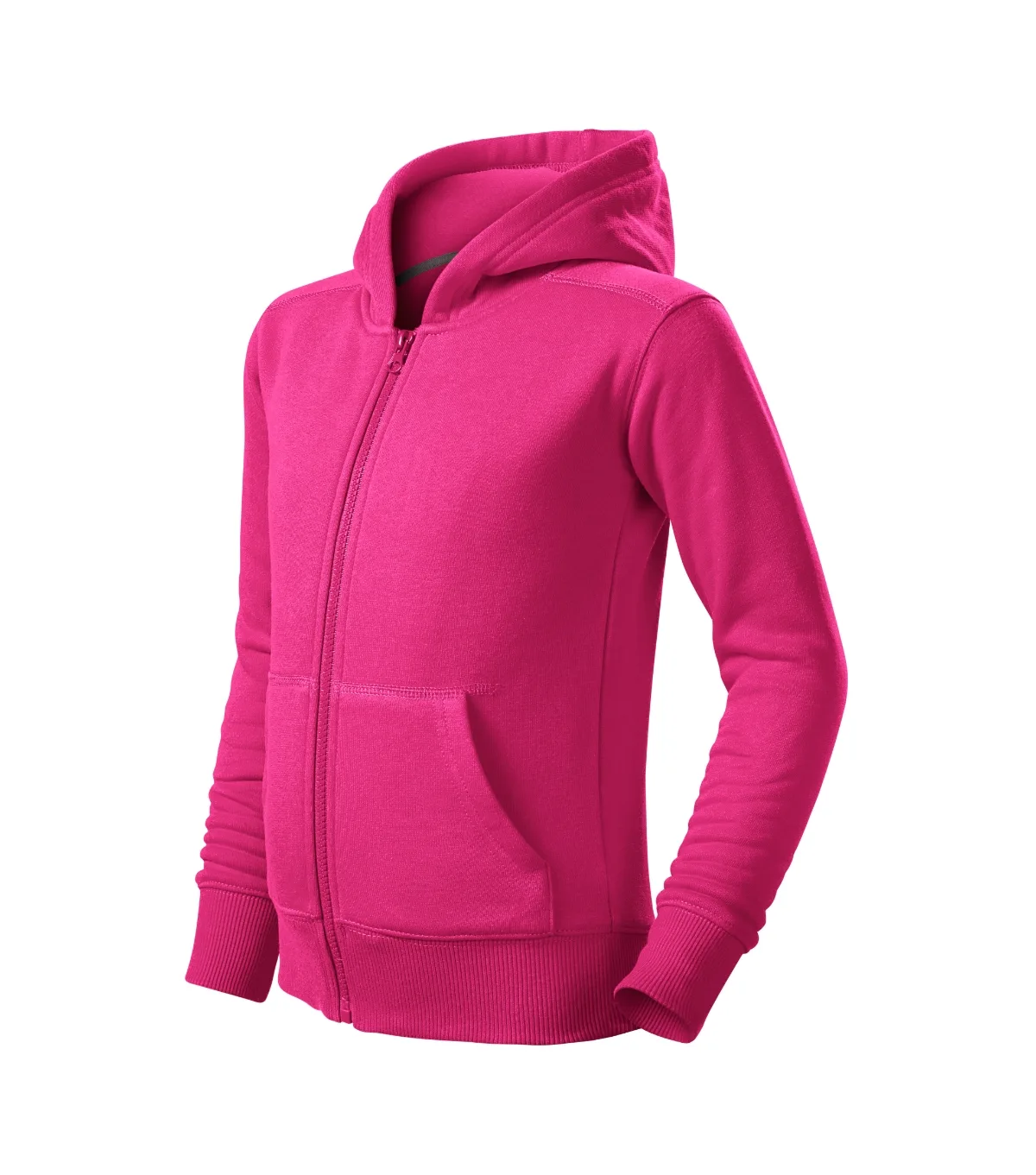 Mikina MALFINI Trendy Zipper 412, dětská, purpurová