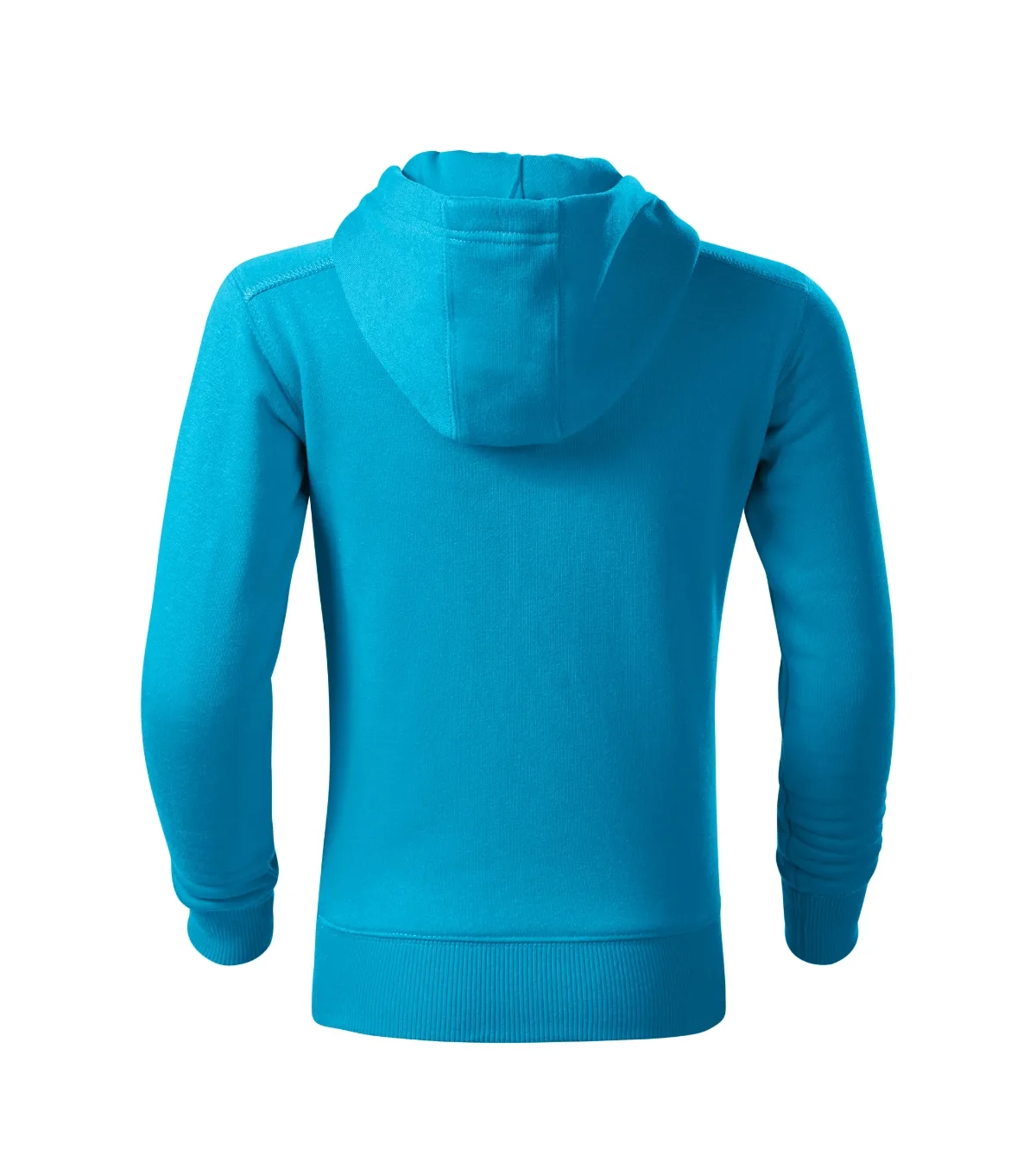 Mikina MALFINI Trendy Zipper 412, dětská, tyrkysová - Obrázek 3