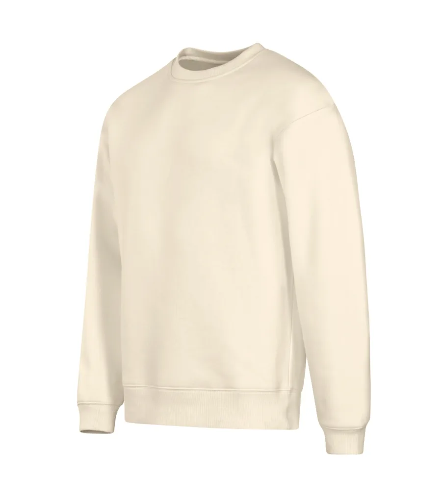 Mikina MALFINI Vibe Crew 430, unisex, mandlová
