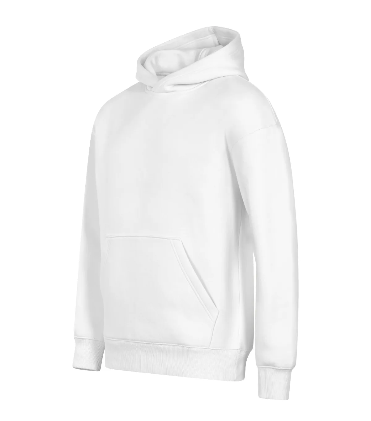 Mikina MALFINI Vibe Hoodie 431, unisex, bílá