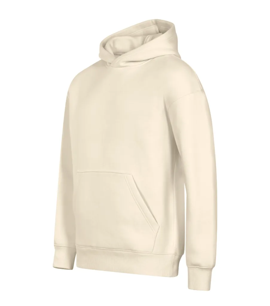 Mikina MALFINI Vibe Hoodie 431, unisex, mandlová