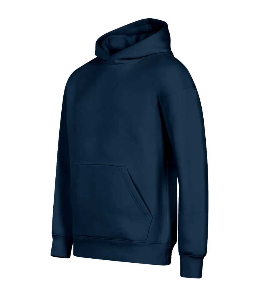 Mikina MALFINI Vibe Hoodie 431, unisex, námořní modrá