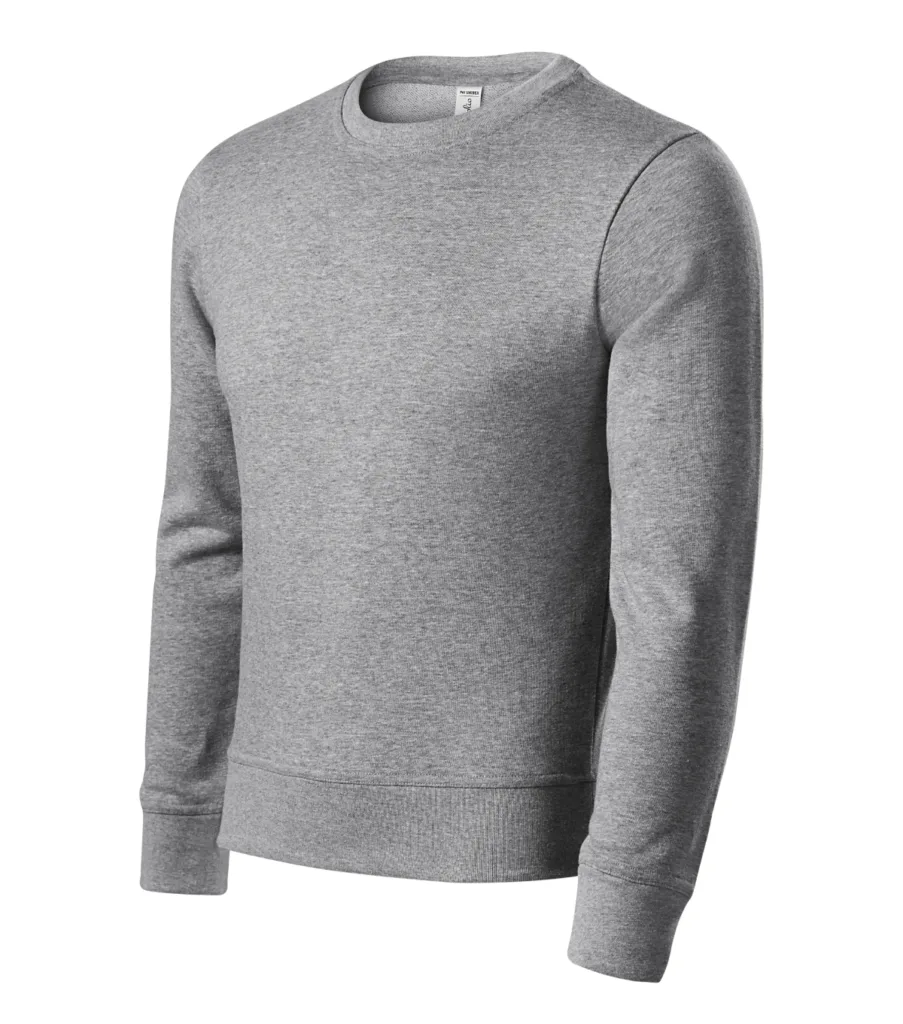 Mikina PICCOLIO Zero P41, unisex, tmavě šedý melír