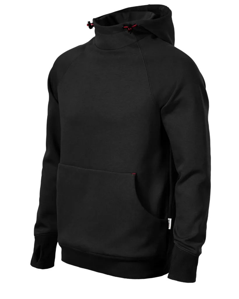 Mikina RIMECK Vertex Hoodie W43, pánská, černá