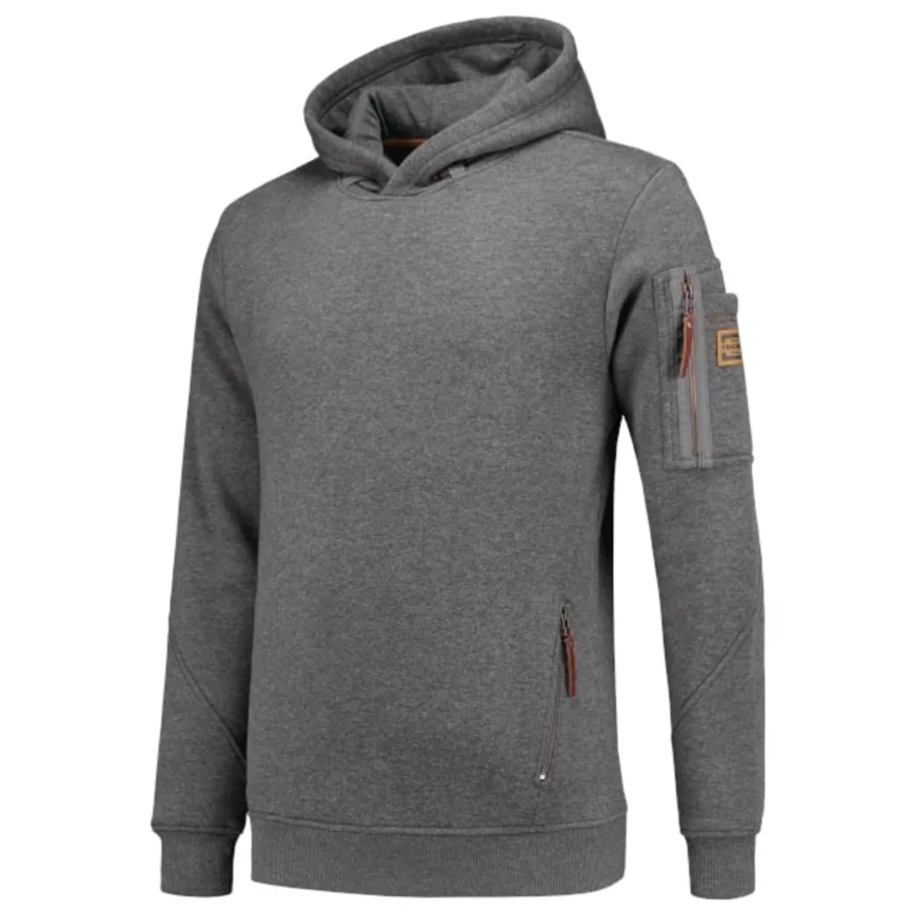 Mikina TRICORP Premium Hooded Sweater T42, pánská, stone melange