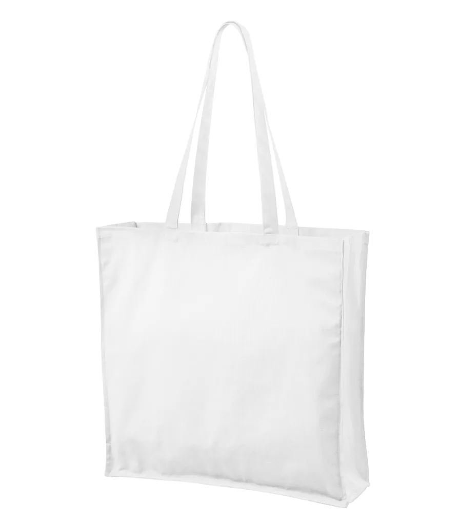 Nákupní taška MALFINI Carry 901, unisex, bílá