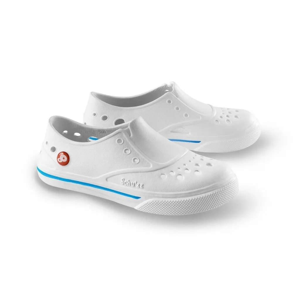 Obuv Schu'zz Sneaker'zz 0088, bílá potisk modrý pruh