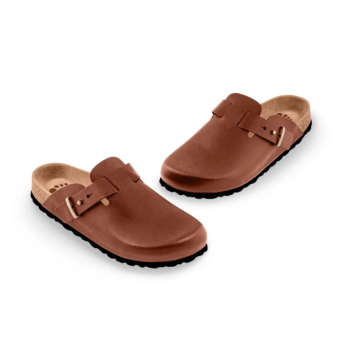 Pantofle FORcare 107010, koňak