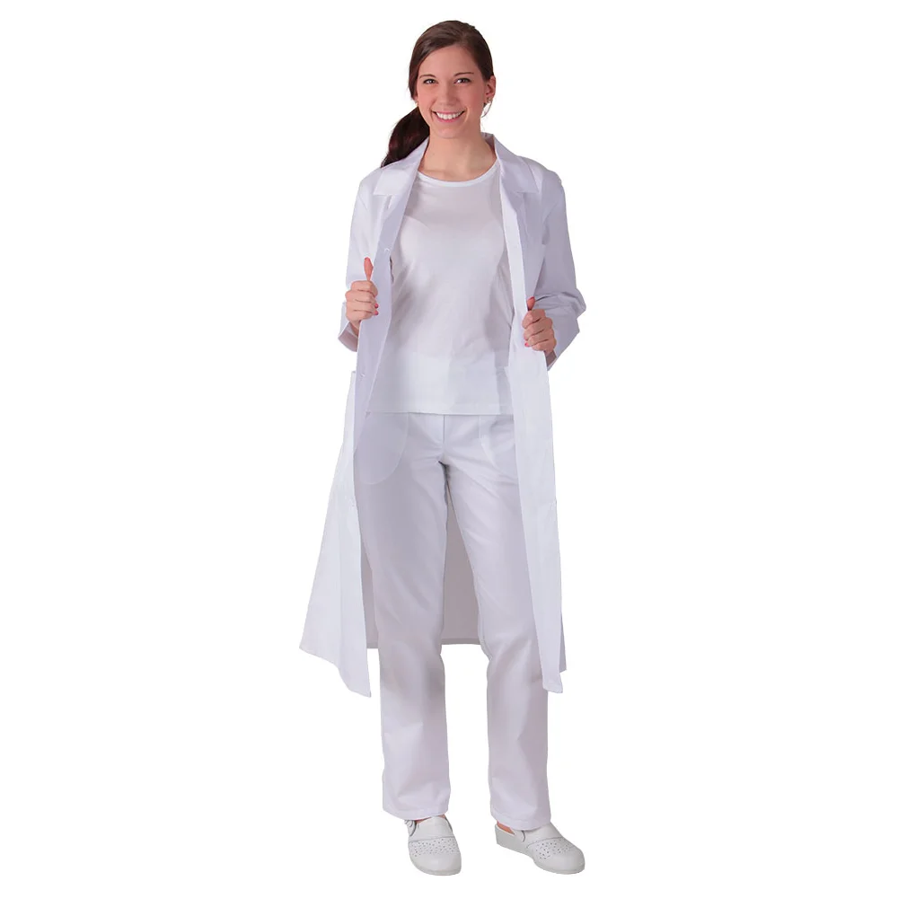 Plášť TRADETEX 0030, dámský, výška 170 cm, bílá, pohled 3