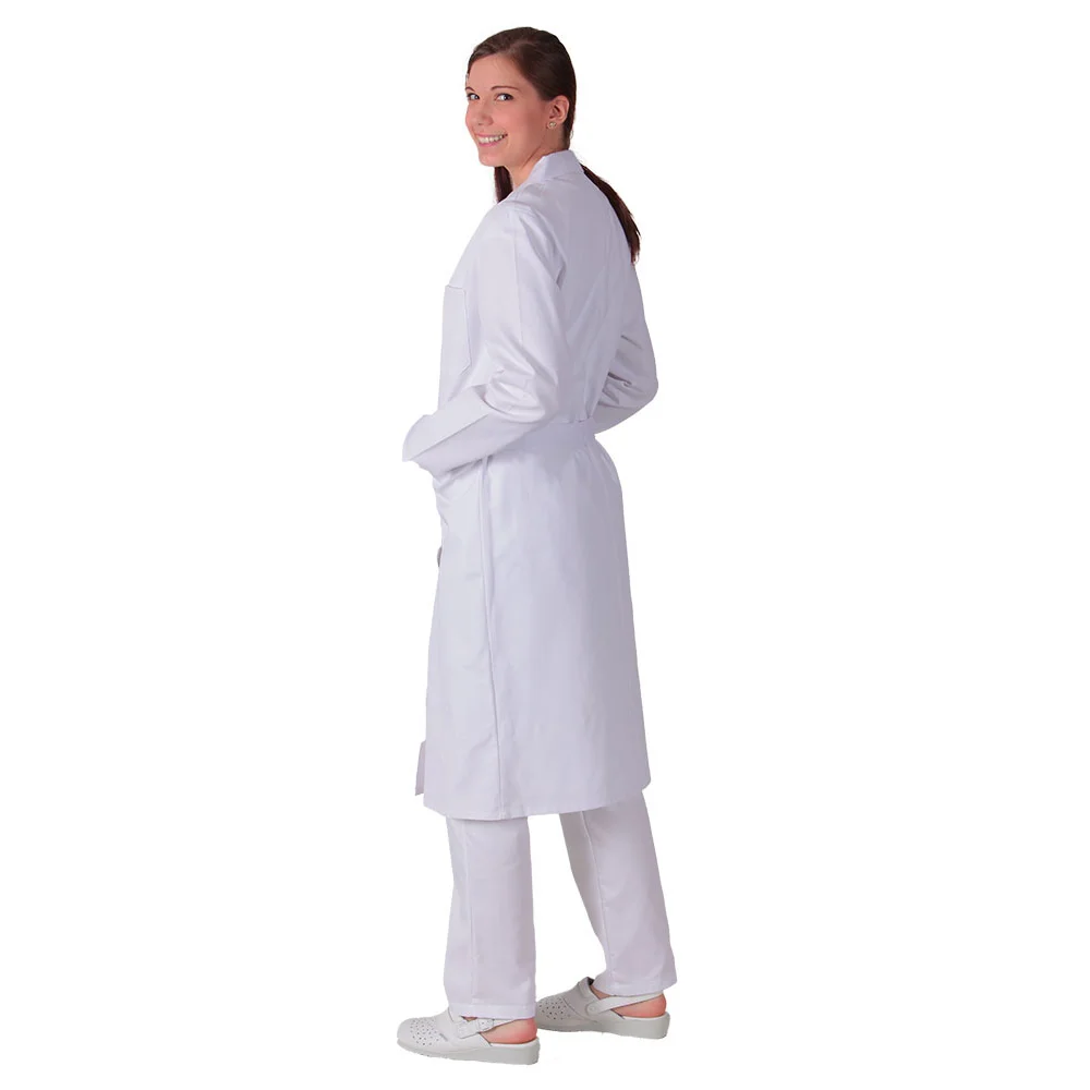 Plášť TRADETEX 0030, dámský, výška 176 cm, bílá, pohled 2